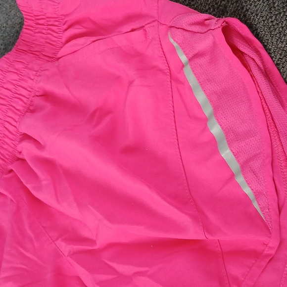 Women's Pink Athletic Shorts - Picture 2 of 5